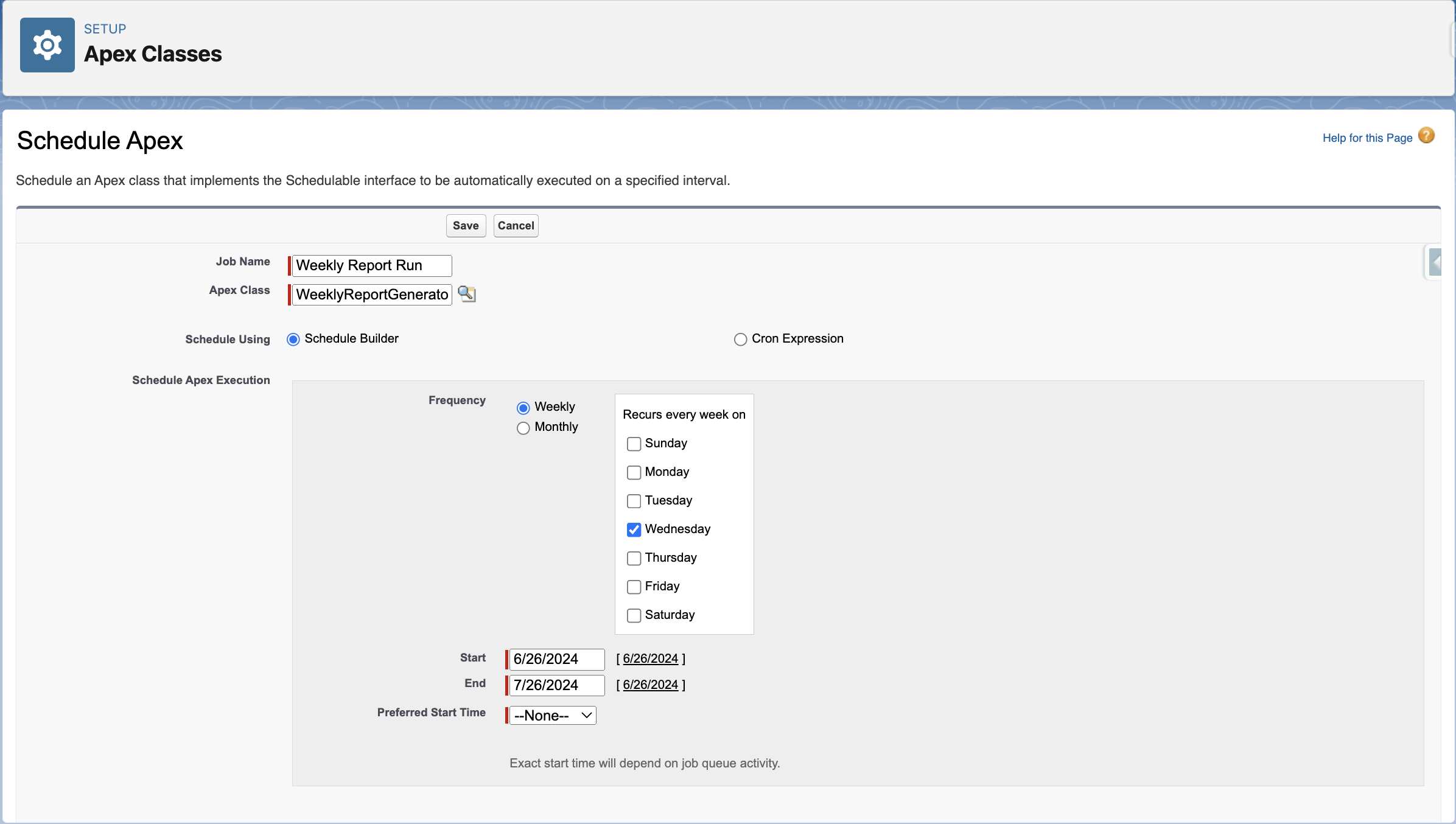 Filled-Details-for-Scheduling-an-Apex-Class-Screenshot