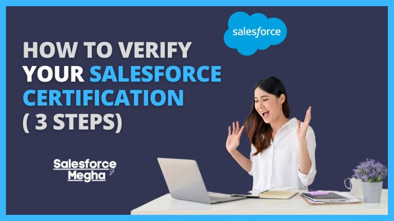 How to Verify Your Salesforce Certification ( 3 Steps)